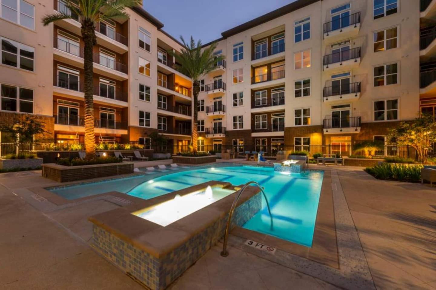 Downtown Apart 1 Bed 1 Bath Free Parking Apartment Houston Exterior photo